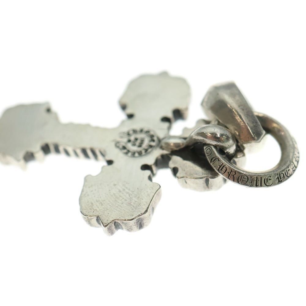 CHROME HEARTS(クロムハーツ) FILIG CROSS-XSM W BALE フィリグリークロスXSベイル wベイル ネックレストップ シルバー BCA262