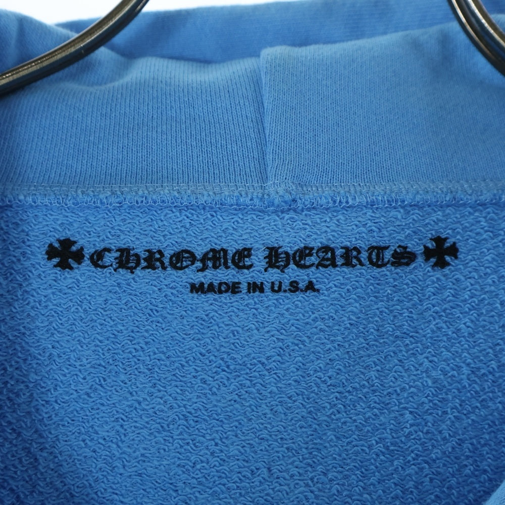 CHROME HEARTS(クロムハーツ) ×MATTY BOY BRAIN NEW PULLOVER HOODIE マッティボーイ ブレインニュー プリントフーディー プルオーバーパーカー ブルー