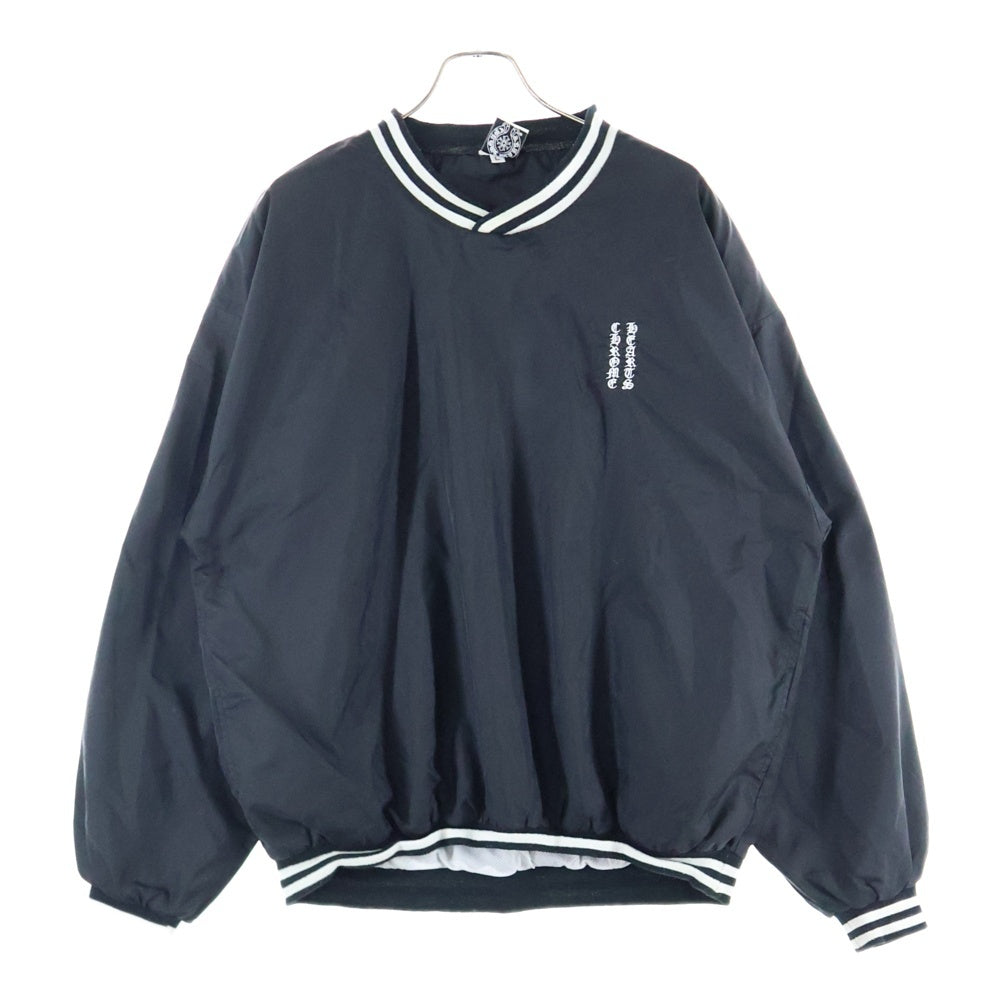 CHROME HEARTS(クロムハーツ) オールド ナイロン プルオーバー ジャケット メンズ 刺繍 ブラック