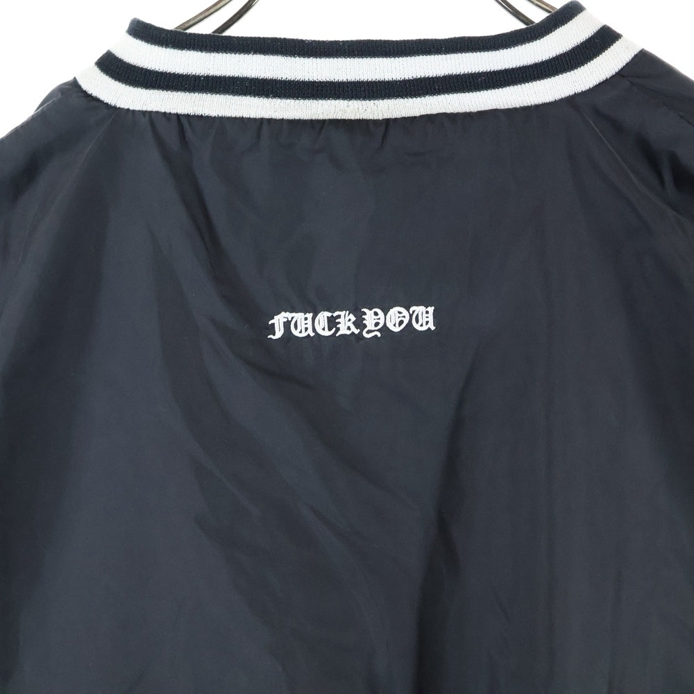 CHROME HEARTS(クロムハーツ) オールド ナイロン プルオーバー ジャケット メンズ 刺繍 ブラック