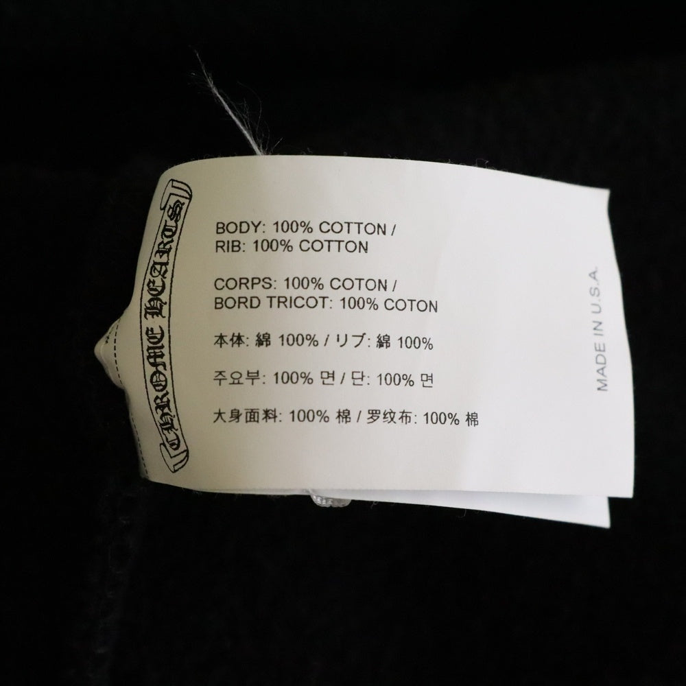 CHROME HEARTS(クロムハーツ) Y NOT ワイノット SLOW RIDE CH刺繍スウェットTシャツ ブラック