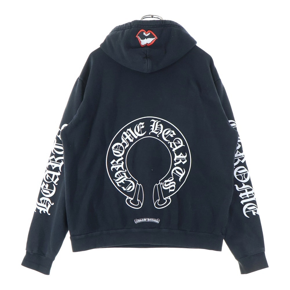 CHROME HEARTS(クロムハーツ) ×MATTY BOY Chomper horseshoe Hoodie チョンパー ホースシュー プルオーバーパーカー ブラック