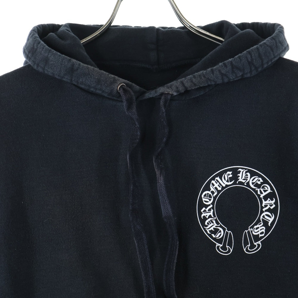CHROME HEARTS(クロムハーツ) ×MATTY BOY Chomper horseshoe Hoodie チョンパー ホースシュー プルオーバーパーカー ブラック
