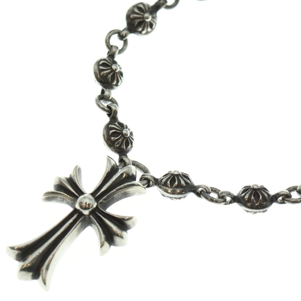 CHROME HEARTS(クロムハーツ) #1 CRSBL CHN SML CH CRS クロスボールチェーン スモールCHクロス ネックレス シルバー BCA193