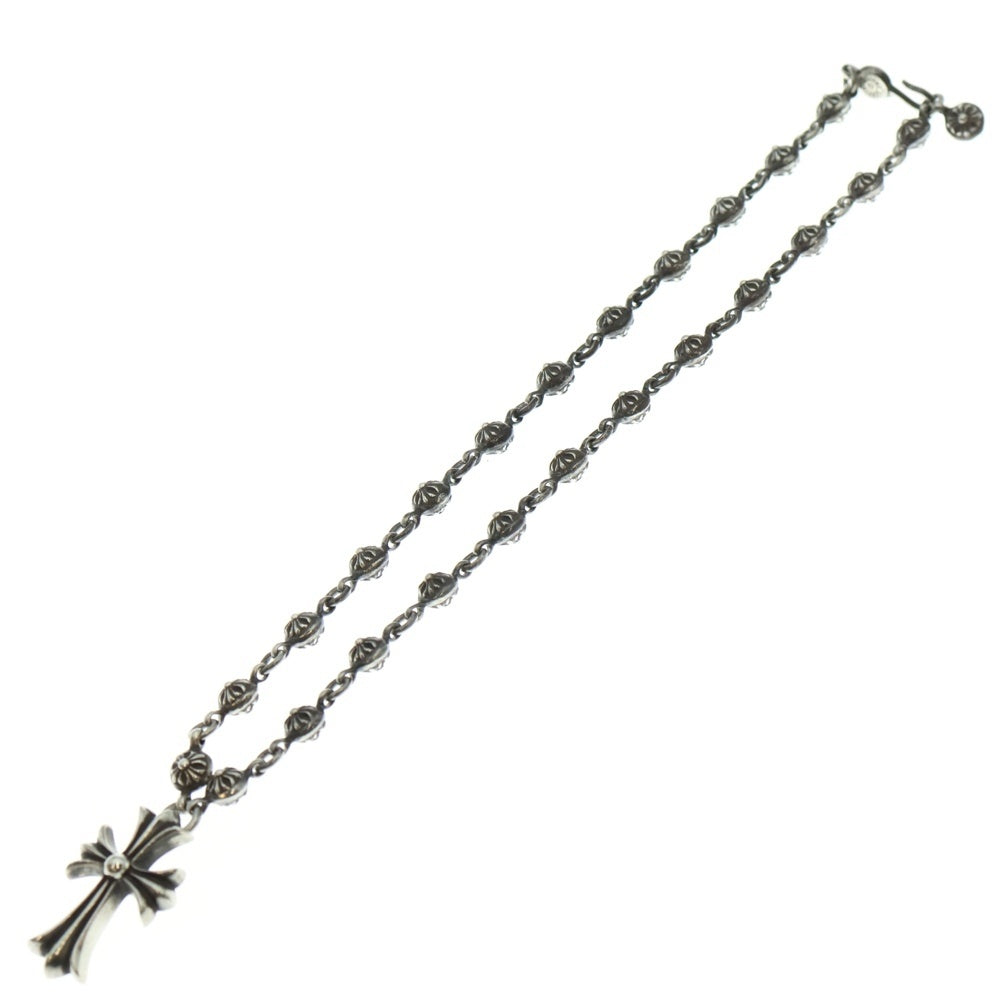 CHROME HEARTS(クロムハーツ) #1 CRSBL CHN SML CH CRS クロスボールチェーン スモールCHクロス ネックレス シルバー BCA193