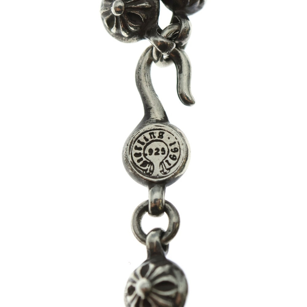 CHROME HEARTS(クロムハーツ) #1 CRSBL CHN SML CH CRS クロスボールチェーン スモールCHクロス ネックレス シルバー BCA193