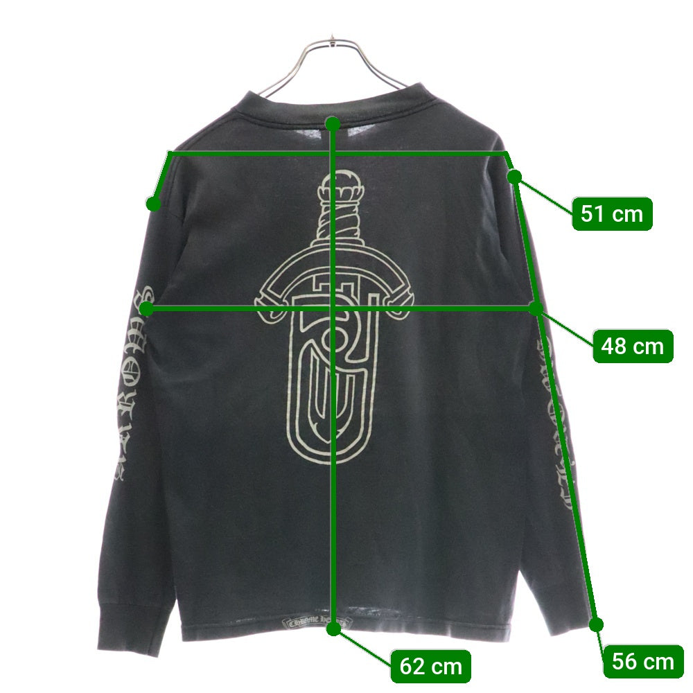 CHROME HEARTS(クロムハーツ) OLD×UNITED ARROWS OLD DAGGER TEE ユナイテッドアローズ オールド ダガー 半袖Tシャツ カットソー ブラック