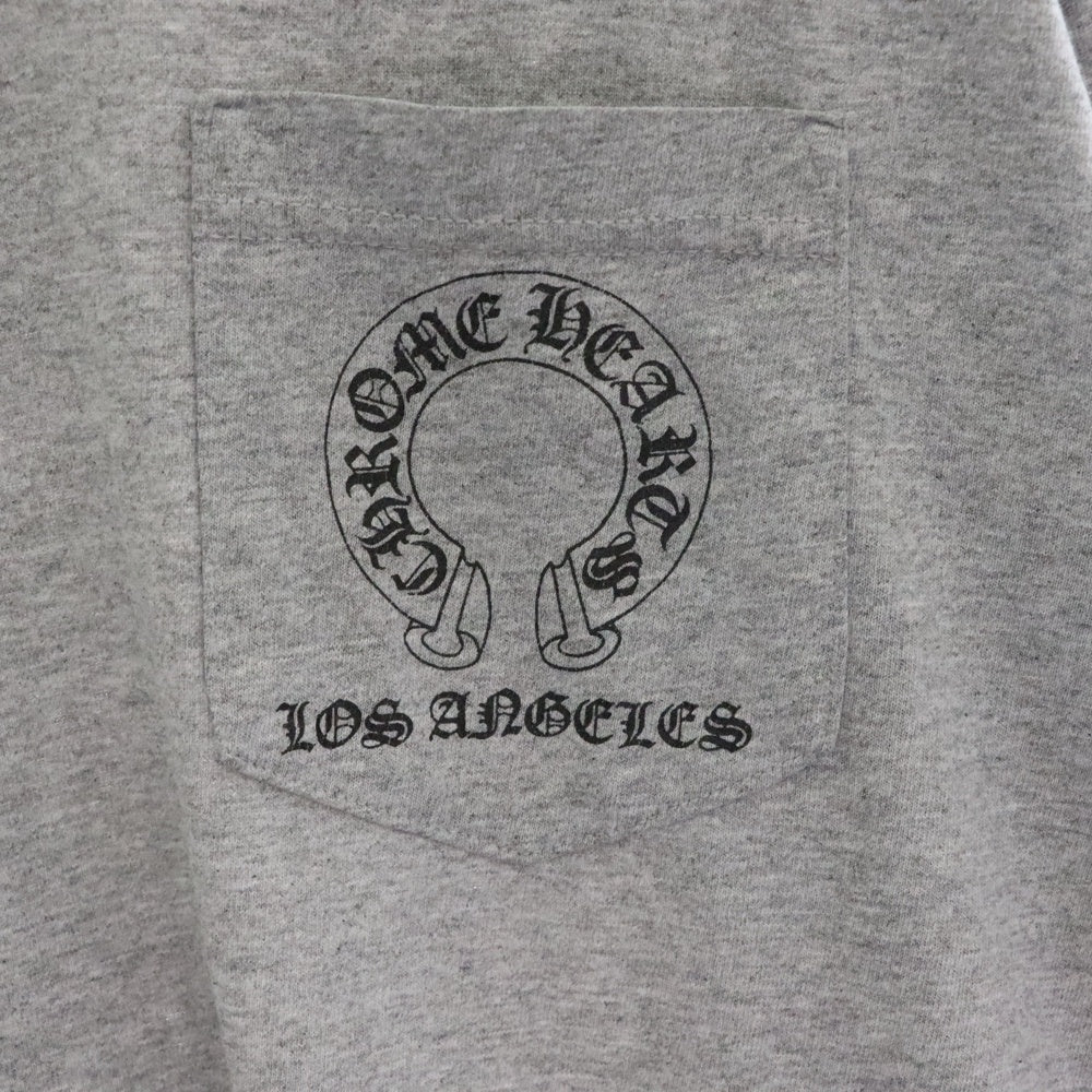 CHROME HEARTS(クロムハーツ) OLD LA限定 T BAR オールド Tバープリント 長袖Tシャツ カットソー ブラック