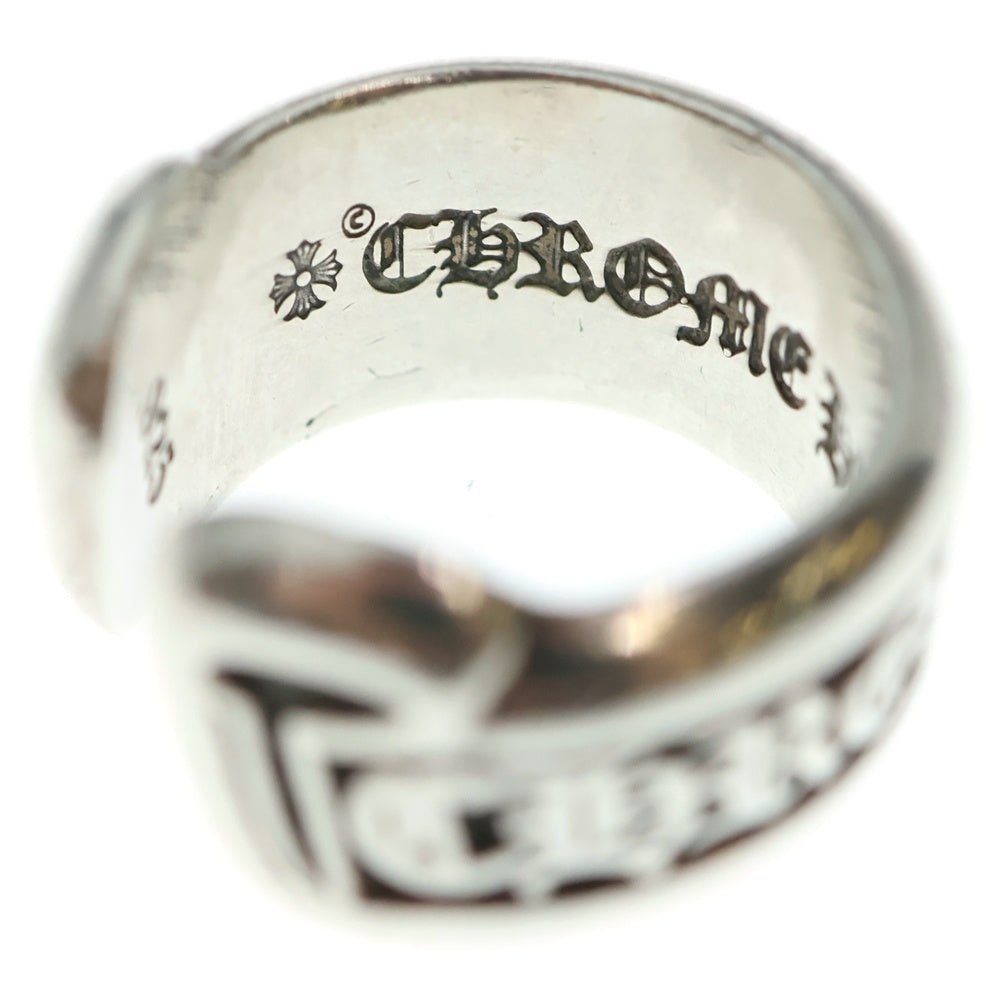 CHROME HEARTS(クロムハーツ) SM SCROLL LABEL スモールスクロールラベル リング シルバー BCA413