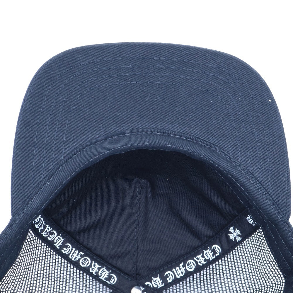 CHROME HEARTS(クロムハーツ) Cemetery Cross Patch Trucker Cap セメタリークロスパッチ トラッカー ベースボールキャップ 帽子 ブラック/カモ