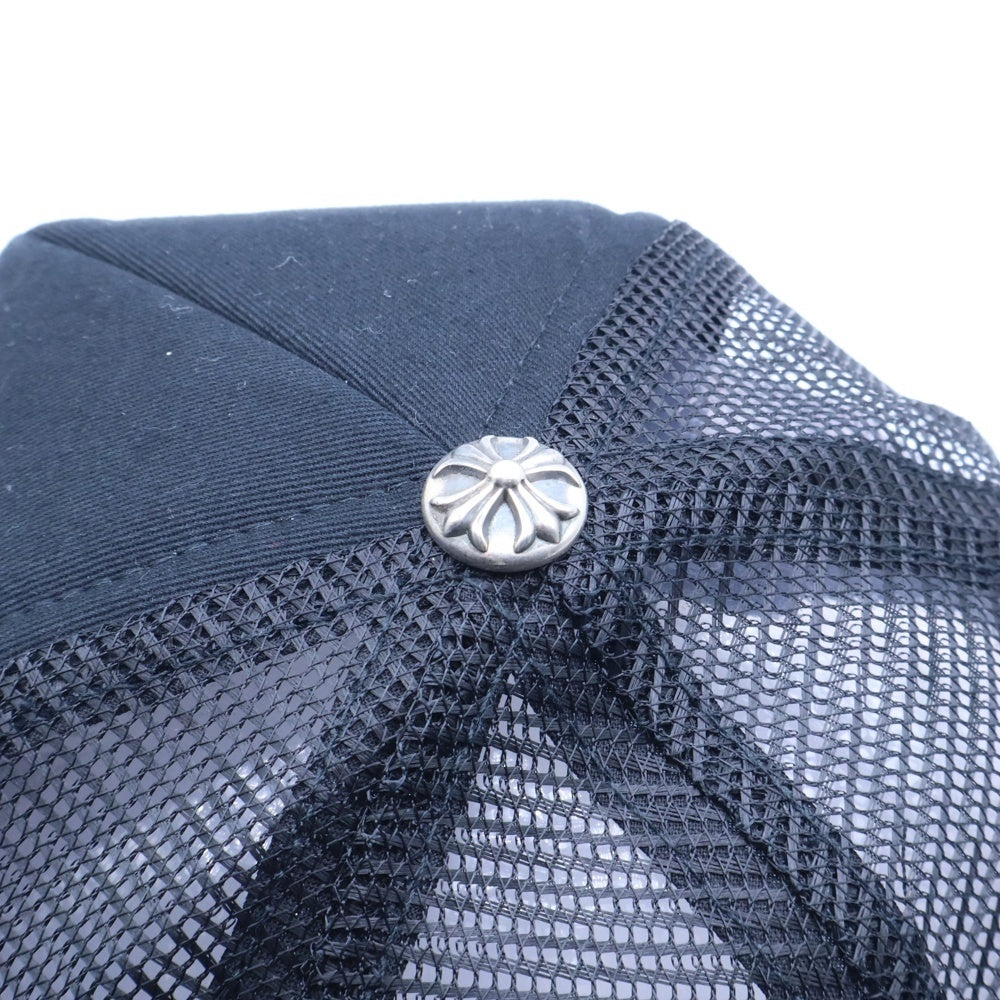 CHROME HEARTS(クロムハーツ) Cemetery Cross Patch Trucker Cap セメタリークロスパッチ トラッカー ベースボールキャップ 帽子 ブラック/カモ