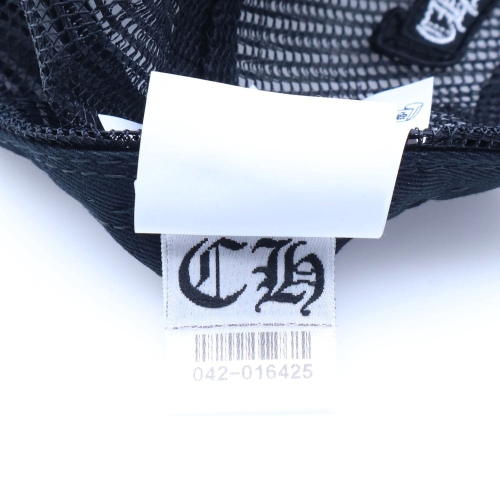 CHROME HEARTS(クロムハーツ) Cemetery Cross Patch Trucker Cap セメタリークロスパッチ トラッカー ベースボールキャップ 帽子 ブラック/カモ