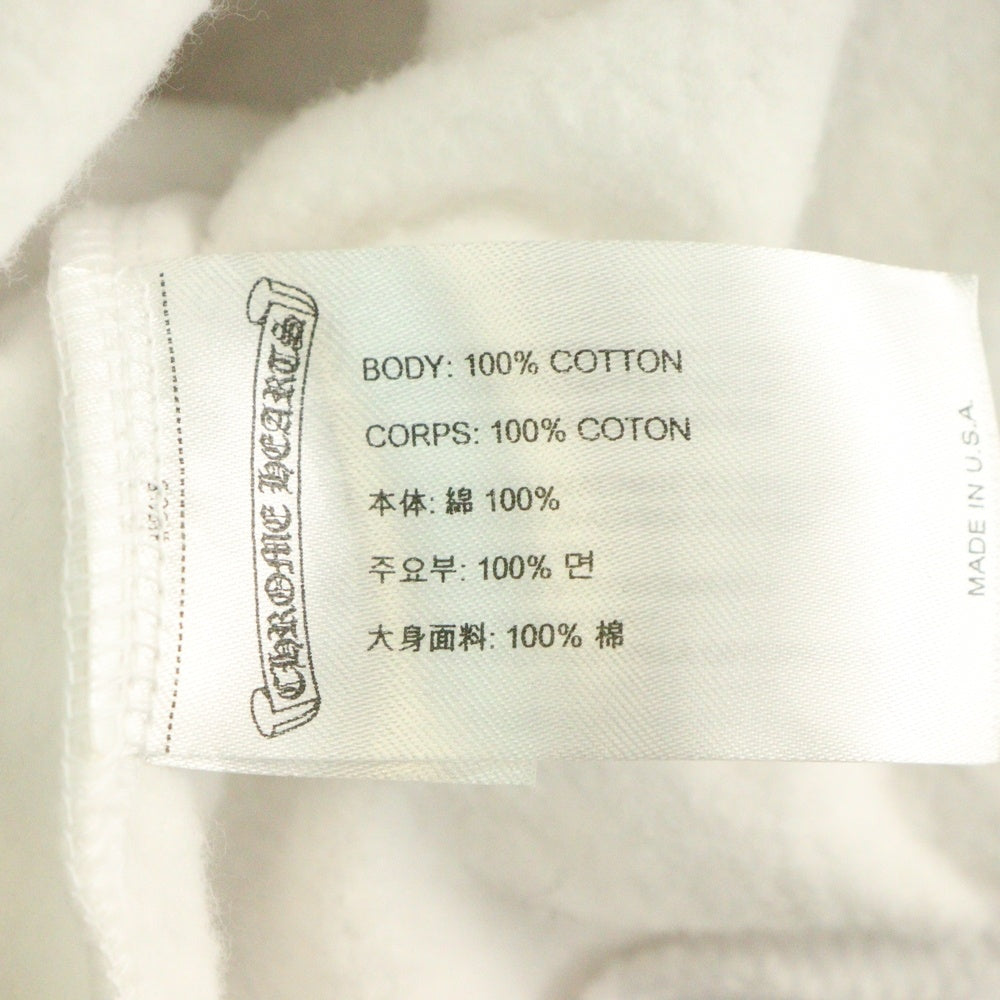 CHROME HEARTS(クロムハーツ) SWTSHRT PLV 袖フローラルバックホースシュープリントプルオーバーパーカー