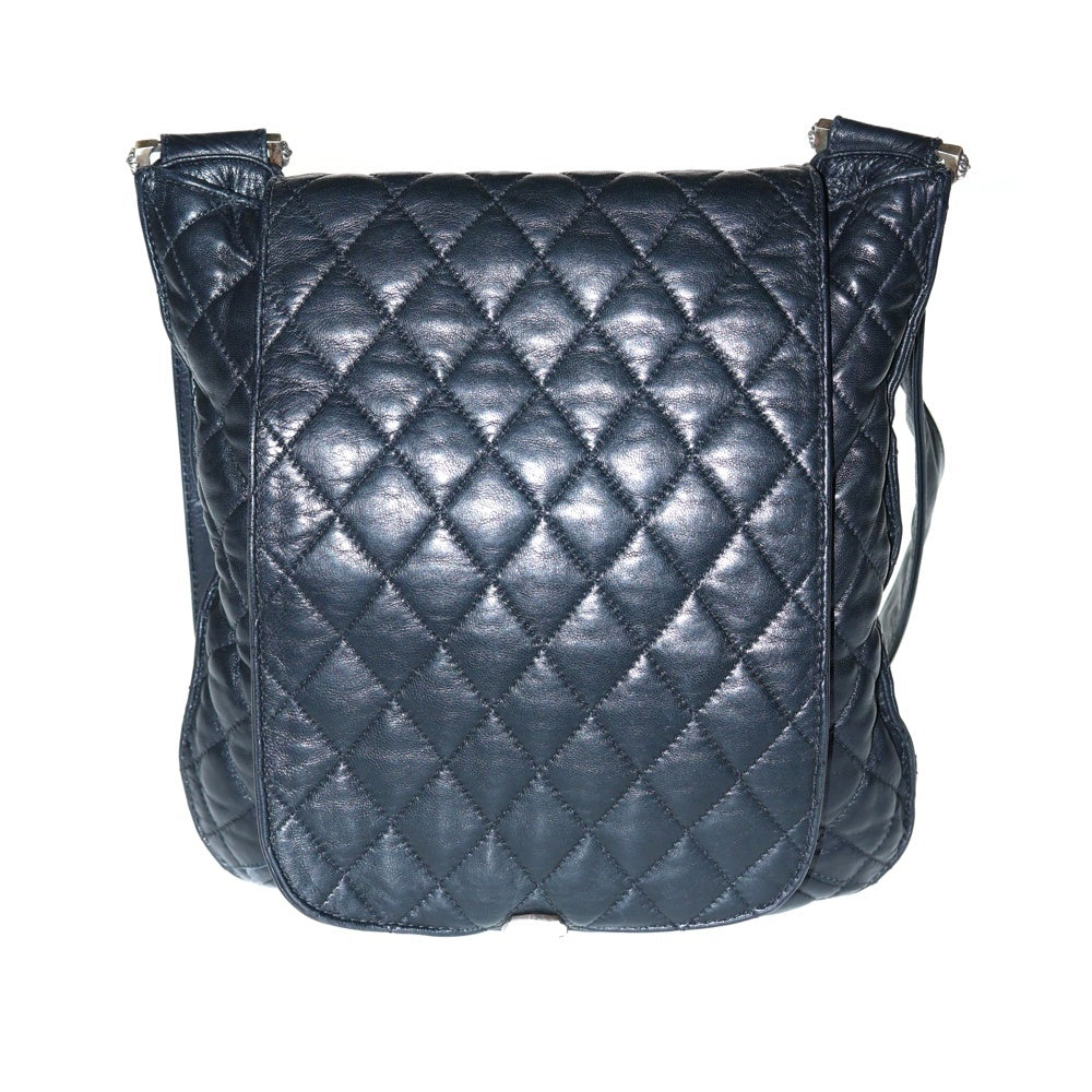 CHROME HEARTS(クロムハーツ) キルティング フレアニーバックル ショルダーバッグ