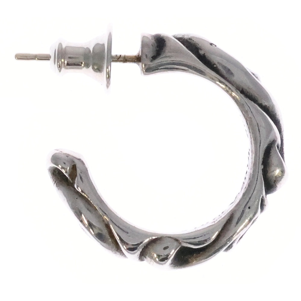 CHROME HEARTS(クロムハーツ) HOOP SCROOL スクロール フープピアス シルバー BCA102