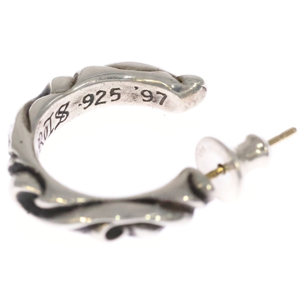 CHROME HEARTS(クロムハーツ) HOOP SCROOL スクロール フープピアス シルバー BCA102