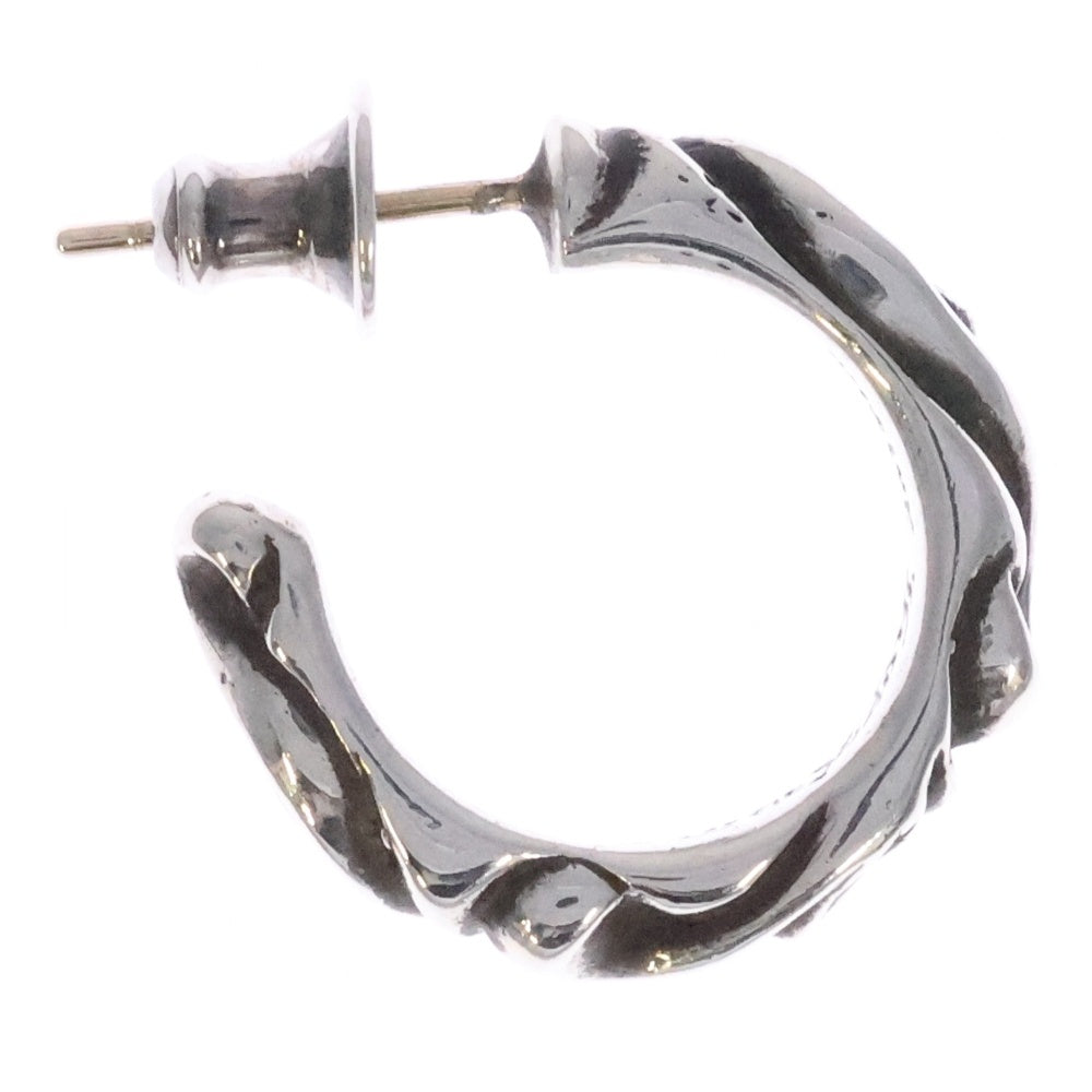 CHROME HEARTS(クロムハーツ) HOOP SCROOL スクロール フープピアス シルバー BCA102