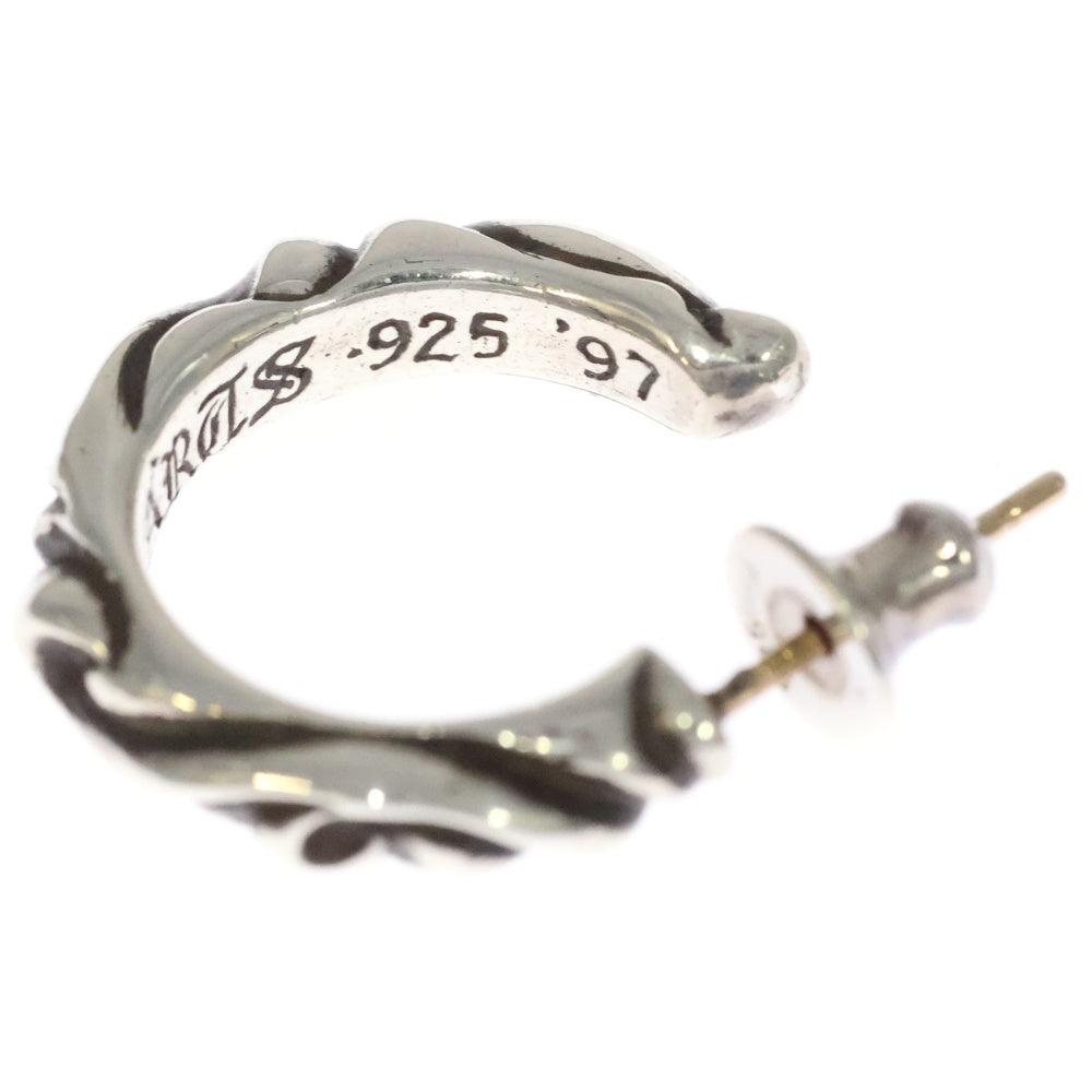 CHROME HEARTS(クロムハーツ) HOOP SCROOL スクロール フープピアス シルバー BCA102