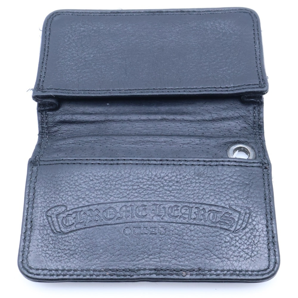 CHROME HEARTS(クロムハーツ) CRD CSE3PKTWDV1 アーチロゴプレート3ポケットレザーカードケース