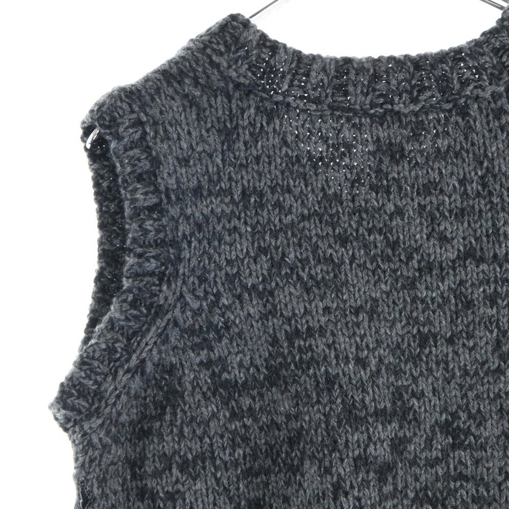 CHROME HEARTS(クロムハーツ) Y NOT カシミア CHプラスパッチ ニットベスト グレー