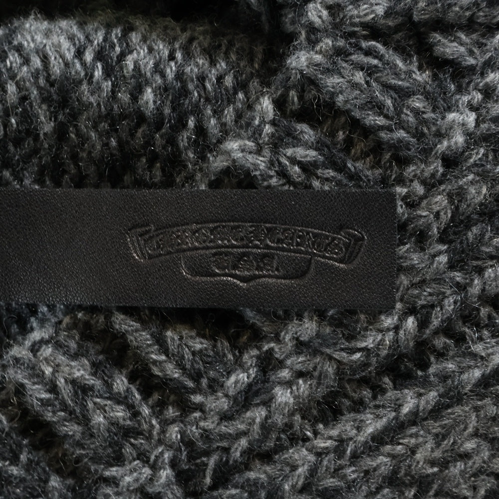 CHROME HEARTS(クロムハーツ) Y NOT カシミア CHプラスパッチ ニットベスト グレー