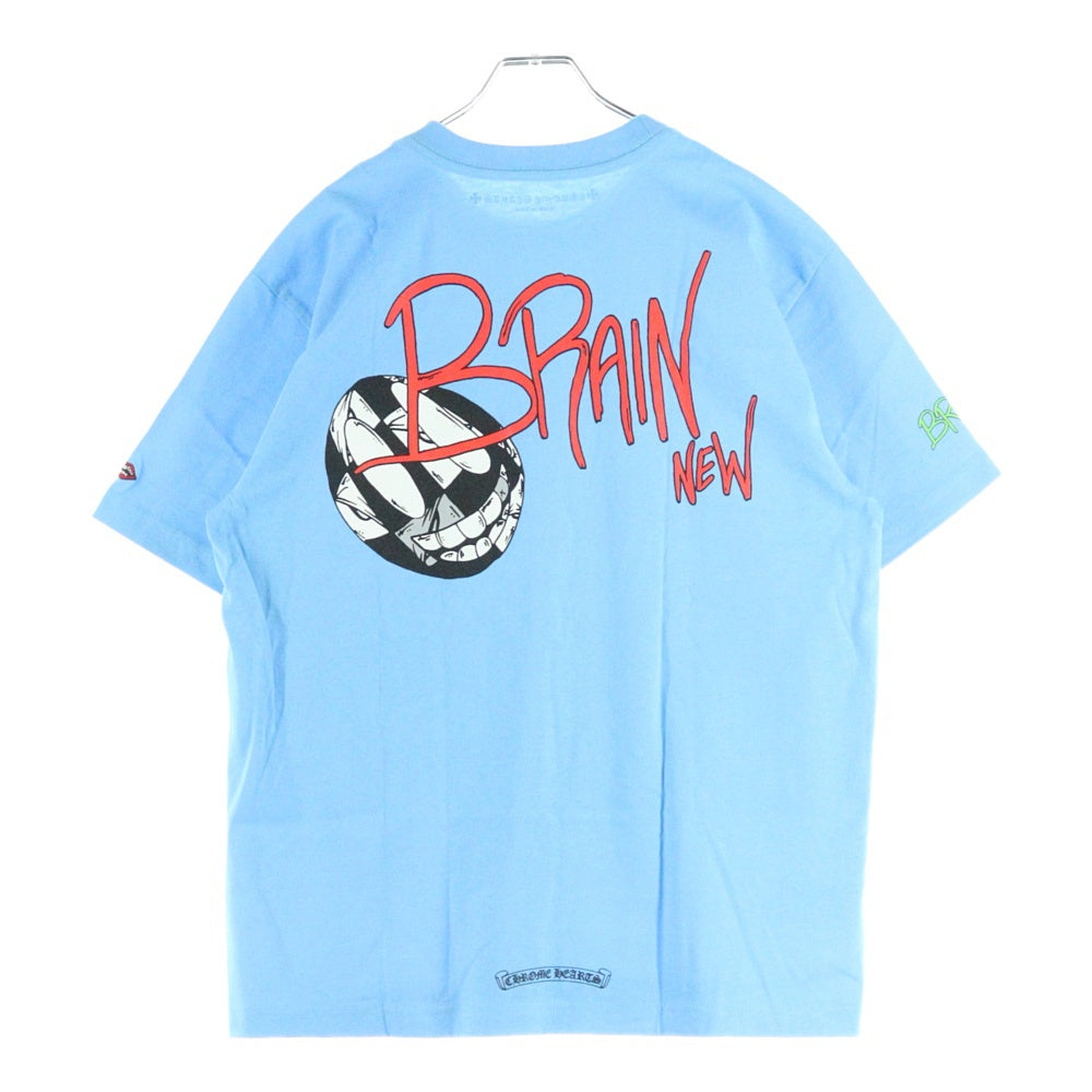 CHROME HEARTS(クロムハーツ) ×MATTY BOY PPO BRAIN NEW T-SHIRT BLUE 半袖Tシャツカットソー ブルー