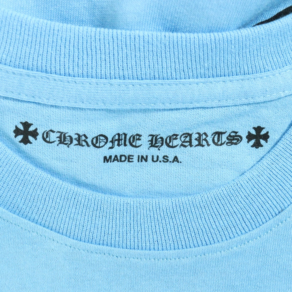CHROME HEARTS(クロムハーツ) ×MATTY BOY PPO BRAIN NEW T-SHIRT BLUE 半袖Tシャツカットソー ブルー