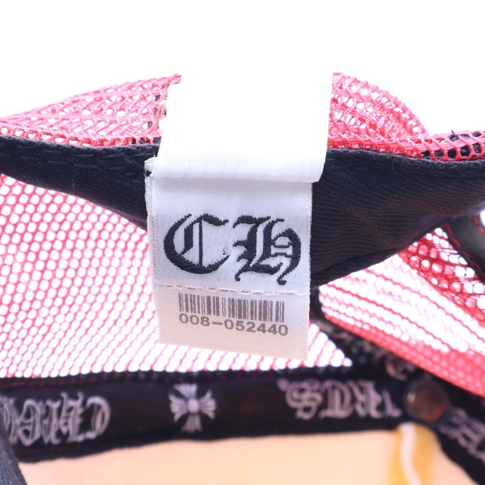 CHROME HEARTS(クロムハーツ) TRUCKER CAP トラッカーキャップ FUCKロゴパッチクロスボール付メッシュキャップ 帽子 ブルー/ホワイト