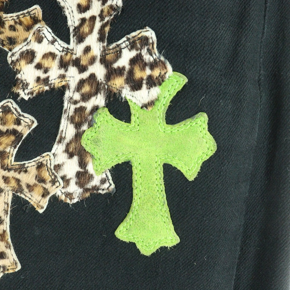 CHROME HEARTS(クロムハーツ) JEAN STRTLG FBRC クロスパッチ付きデニムパンツ