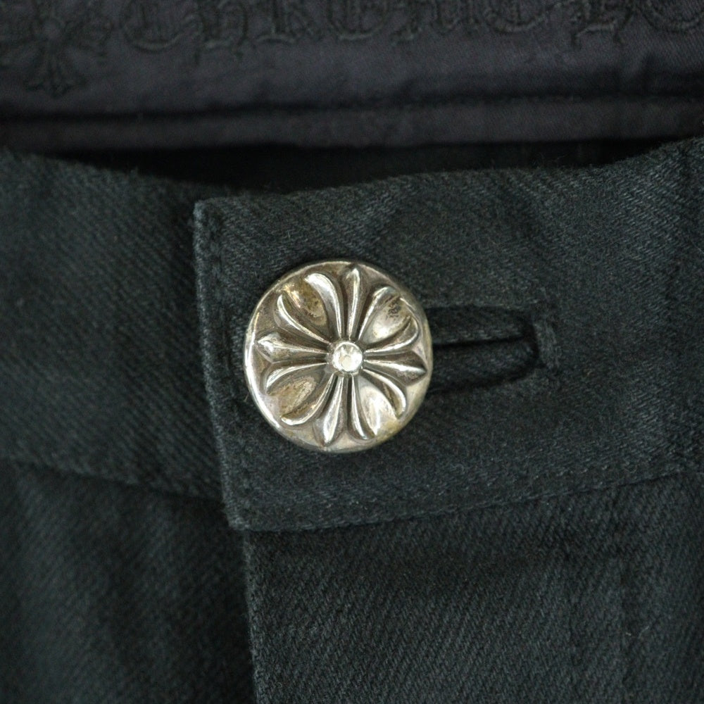 CHROME HEARTS(クロムハーツ) JEAN STRTLG FBRC クロスパッチ付きデニムパンツ