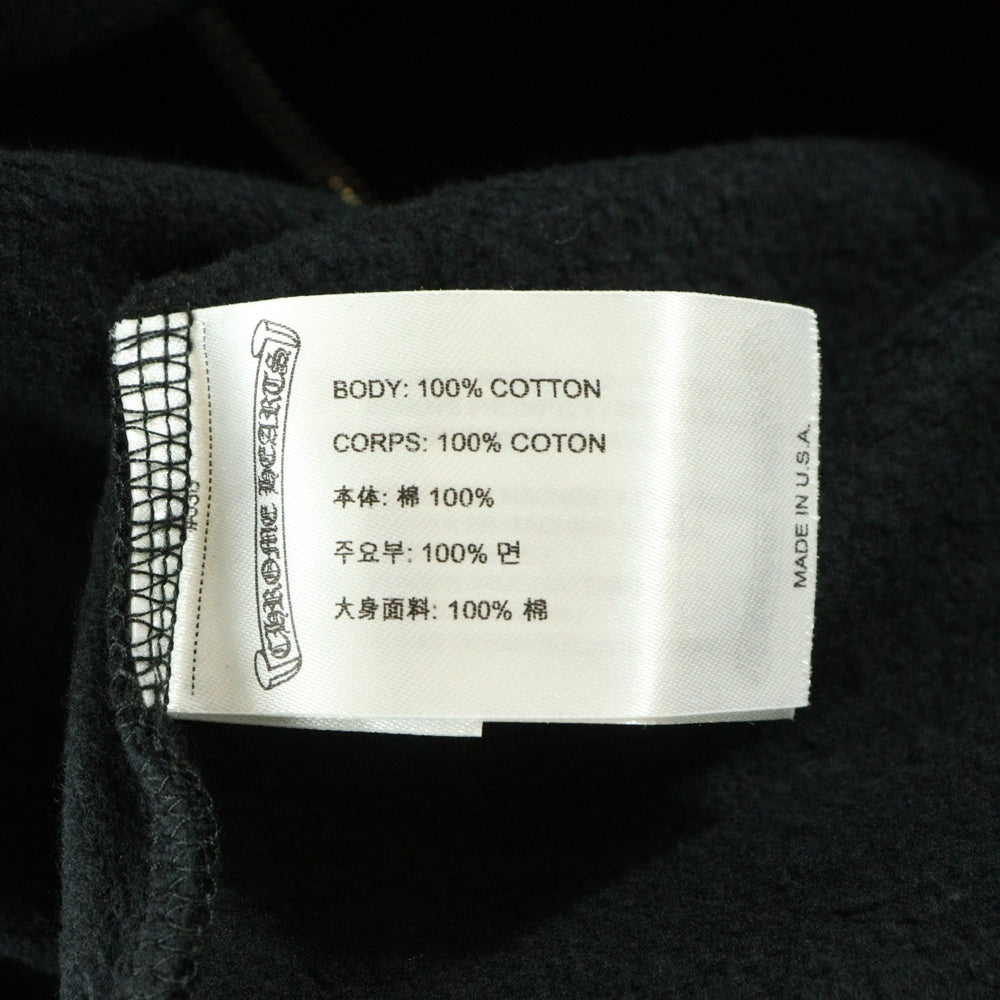 CHROME HEARTS(クロムハーツ) SWTSHRT HD ZIP マンチェスター限定バックホースシュープリントダガージップパーカー