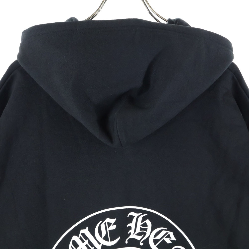 CHROME HEARTS(クロムハーツ) SWTSHRT HD ZIP ソウル限定バックホースシュープリントダガージップパーカー