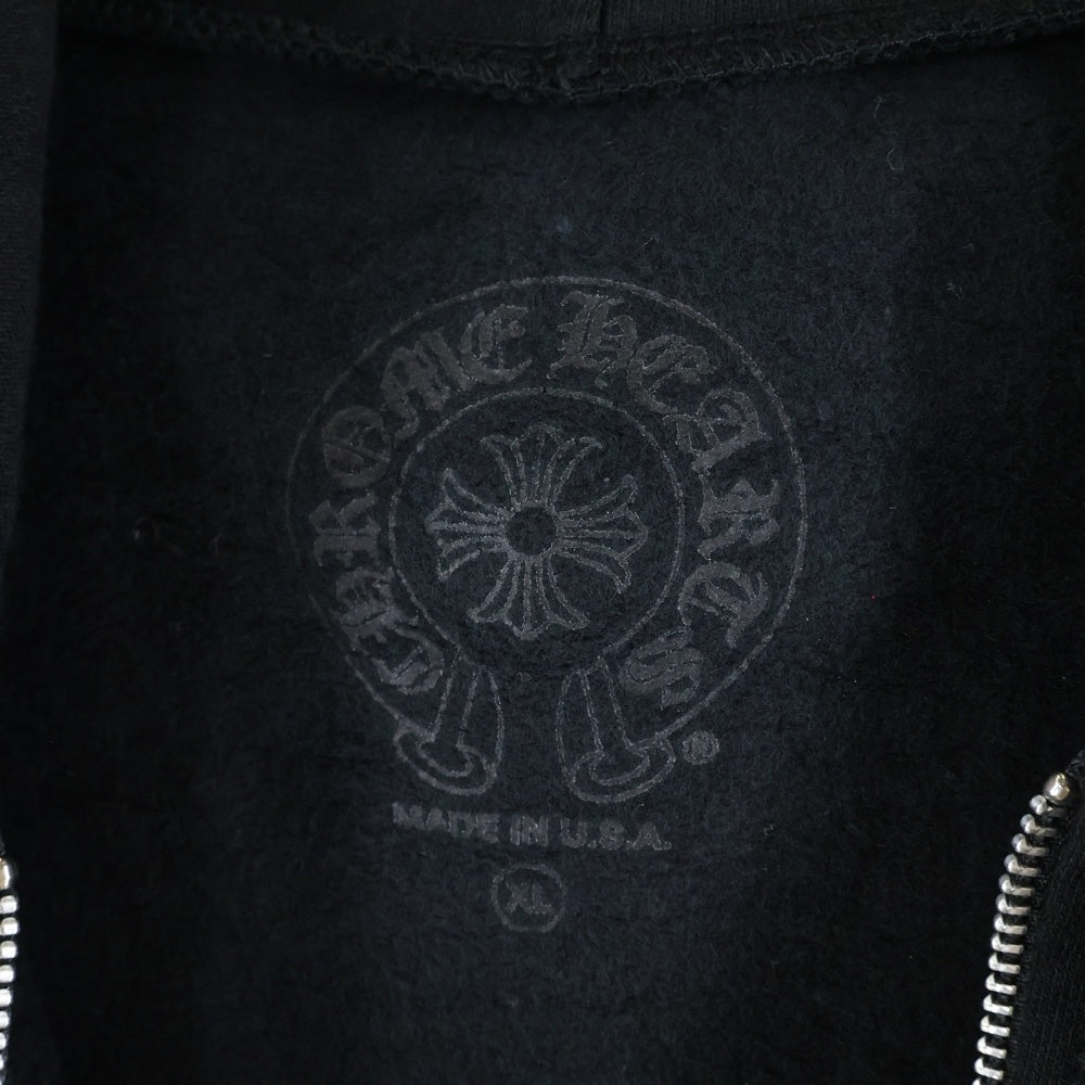 CHROME HEARTS(クロムハーツ) SWTSHRT HD ZIP ソウル限定バックホースシュープリントダガージップパーカー