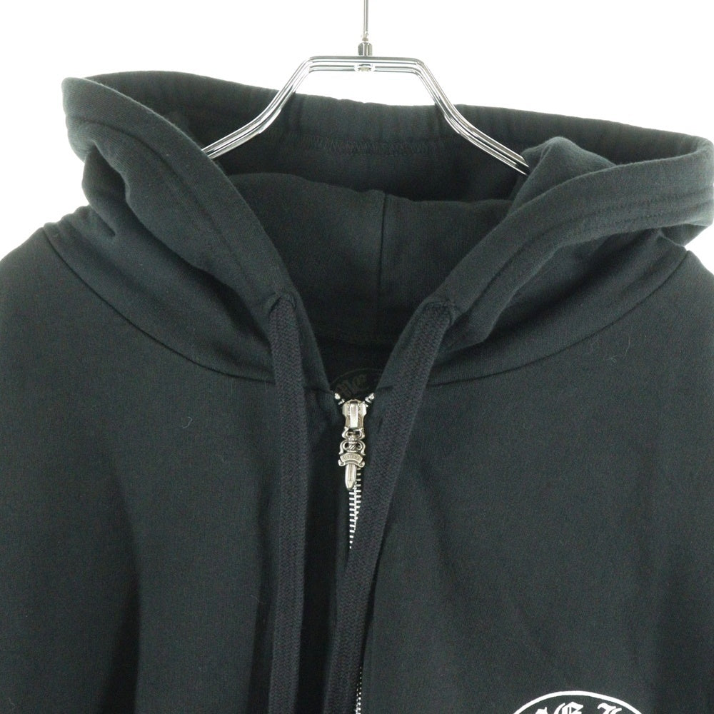 CHROME HEARTS(クロムハーツ) SWTSHRT HD ZIP ラスベガス限定バックホースシュープリントダガージップパーカー