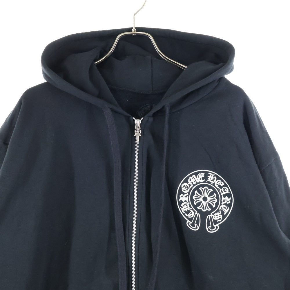 CHROME HEARTS(クロムハーツ) SWTSHRT HD ZIP ロンドン限定バック