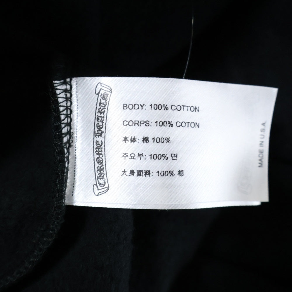 CHROME HEARTS(クロムハーツ) SWTSHRT HD ZIP ロンドン限定バックホースシュープリントダガージップパーカー