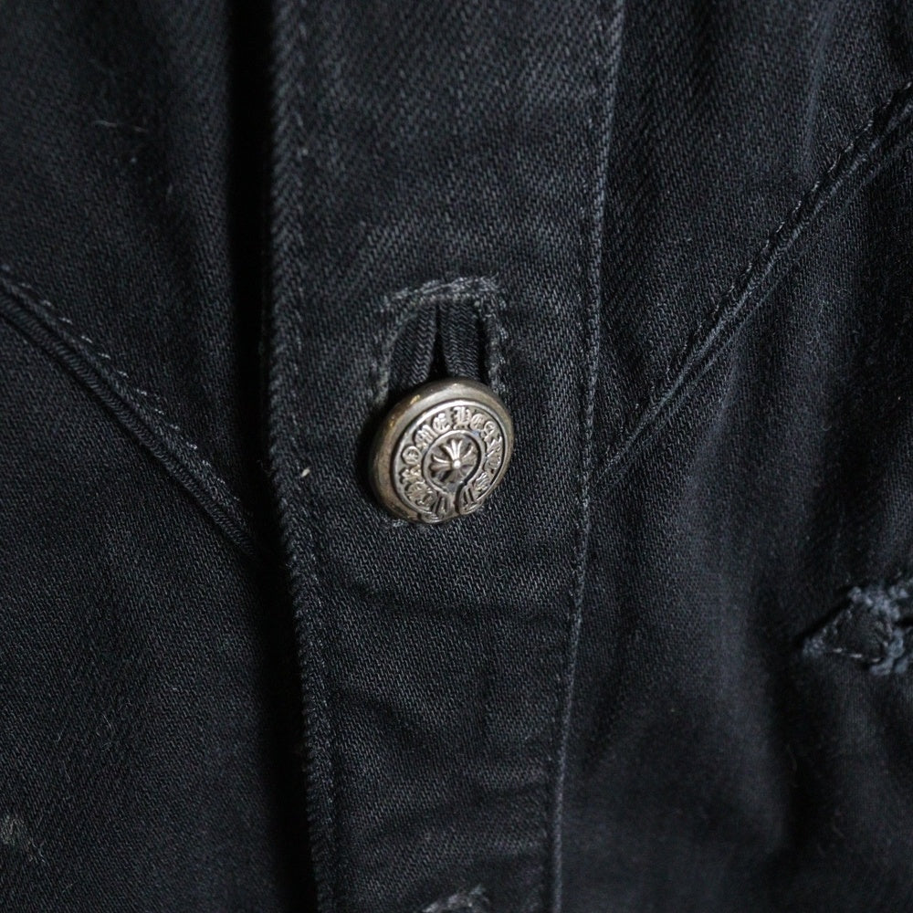 CHROME HEARTS(クロムハーツ) バックフレアニークロスパッチ Gジャンデニムジャケット