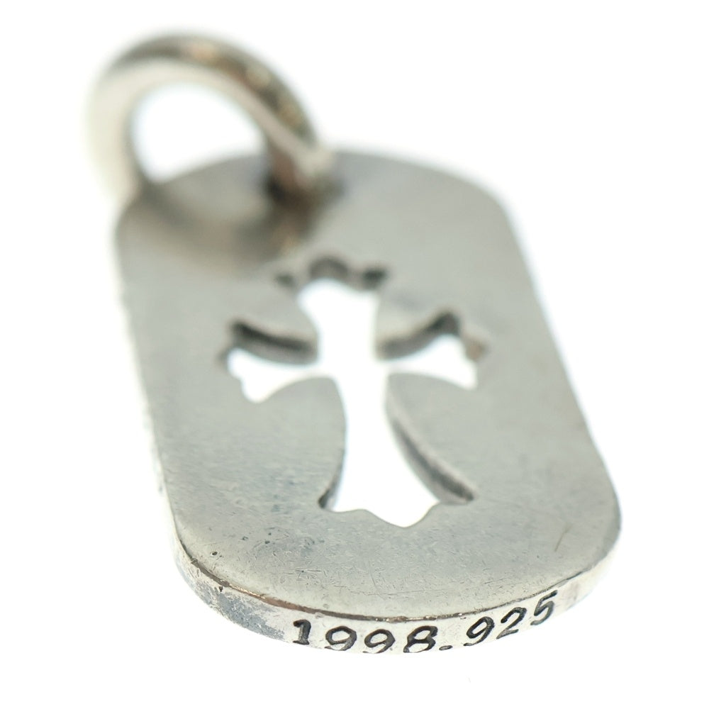 CHROME HEARTS(クロムハーツ) D TAG SML CO CRS カットアウトクロスドッグタグ スモール ペンダントトップ シルバー BCA242