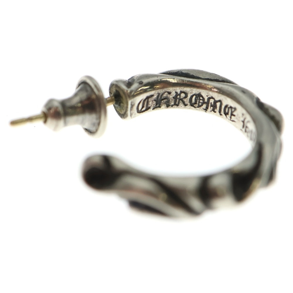 CHROME HEARTS(クロムハーツ) HOOP SCROOL 1 スクロールフープ シルバーピアス