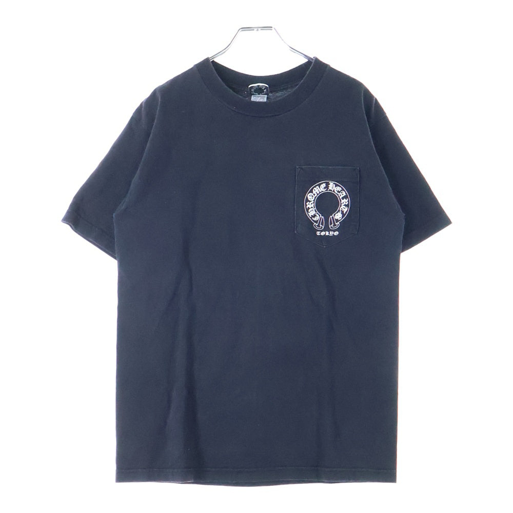 CHROME HEARTS(クロムハーツ) OLD BACK CROSS TEE TOKYO オールド バッククロス 東京 半袖ポケットTシャツ カットソー ブラック