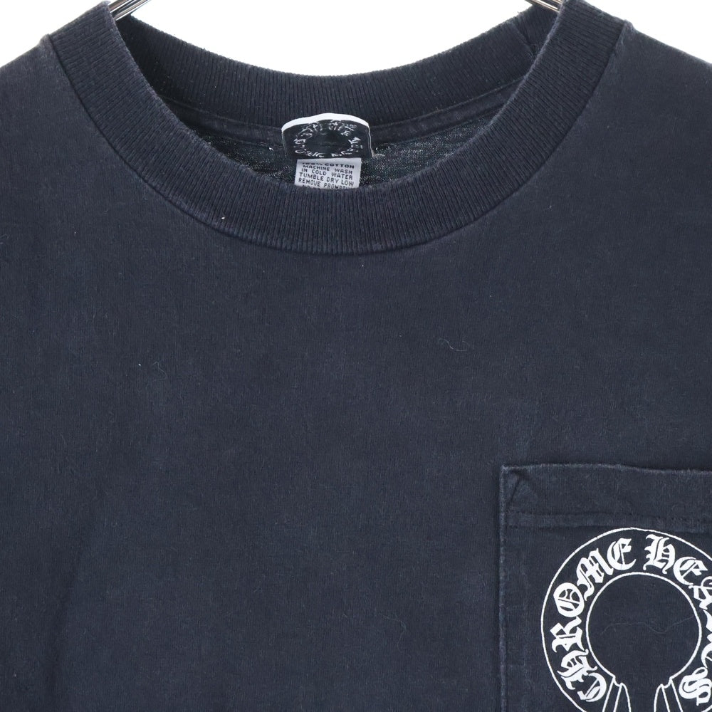 CHROME HEARTS(クロムハーツ) OLD BACK CROSS TEE TOKYO オールド バッククロス 東京 半袖ポケットTシャツ カットソー ブラック