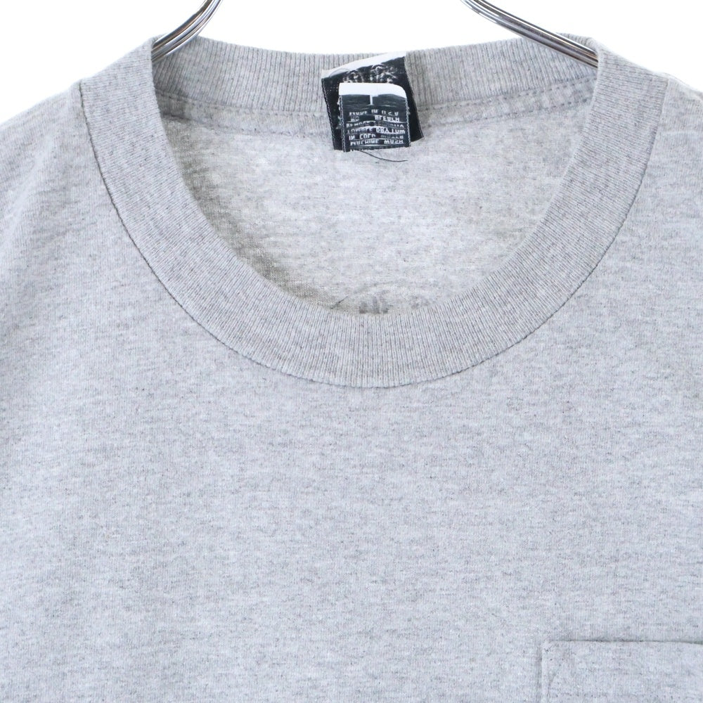 CHROME HEARTS(クロムハーツ) OLD Dagger logo L/S Tee オールドモデル ダガーロゴプリント長袖Tシャツ 長袖カットソー グレー