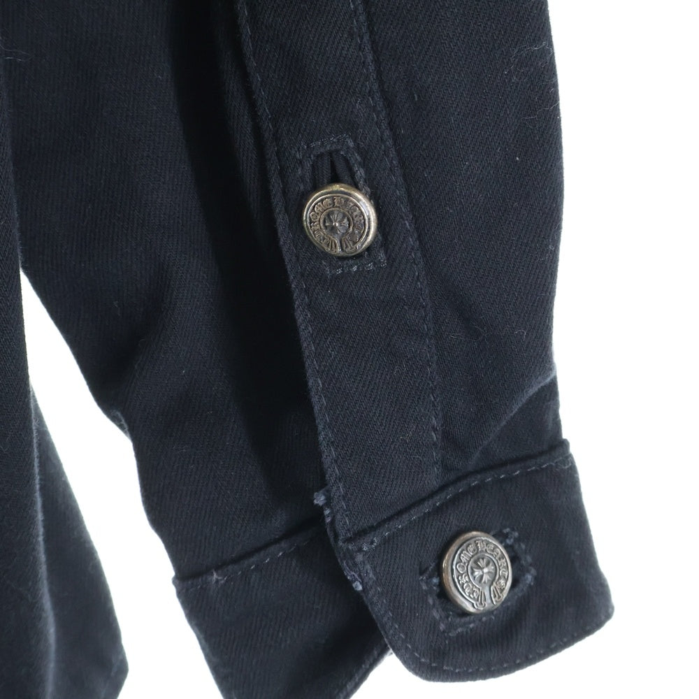 CHROME HEARTS(クロムハーツ) バックフレアニーウエスタンデニムジャケット バックセメタリー クロスパッチ