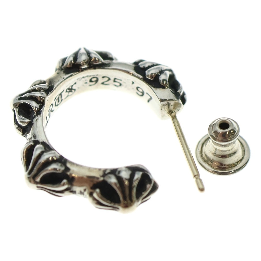 CHROME HEARTS(クロムハーツ) HOOP CROSS クロスバンド フープピアス