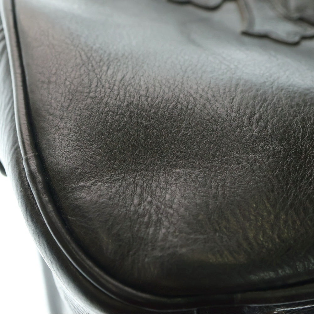 CHROME HEARTS(クロムハーツ) GYM MD ジムバッグ 現行型CHチャーム付きミディアムレザーハンドバッグ