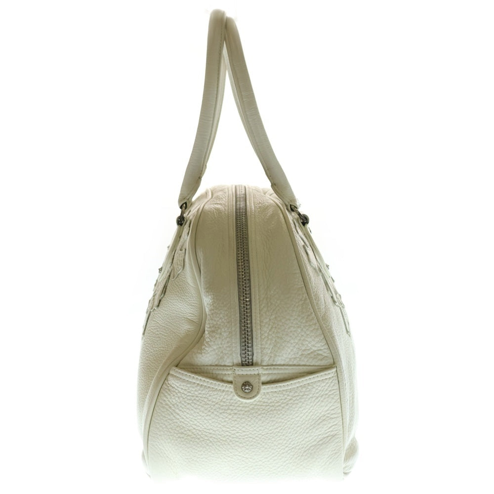 CHROME HEARTS(クロムハーツ) GYM MD ジムバッグ 現行型CHチャーム付きミディアムレザーハンドバッグ