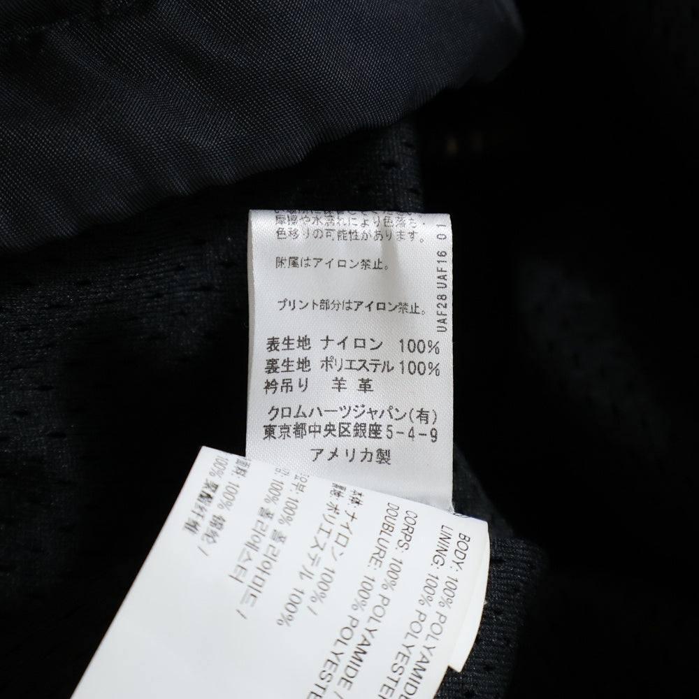 CHROME HEARTS(クロムハーツ) RIGGINS FBRC 英字プリントナイロンコーチジャケットブルゾンク