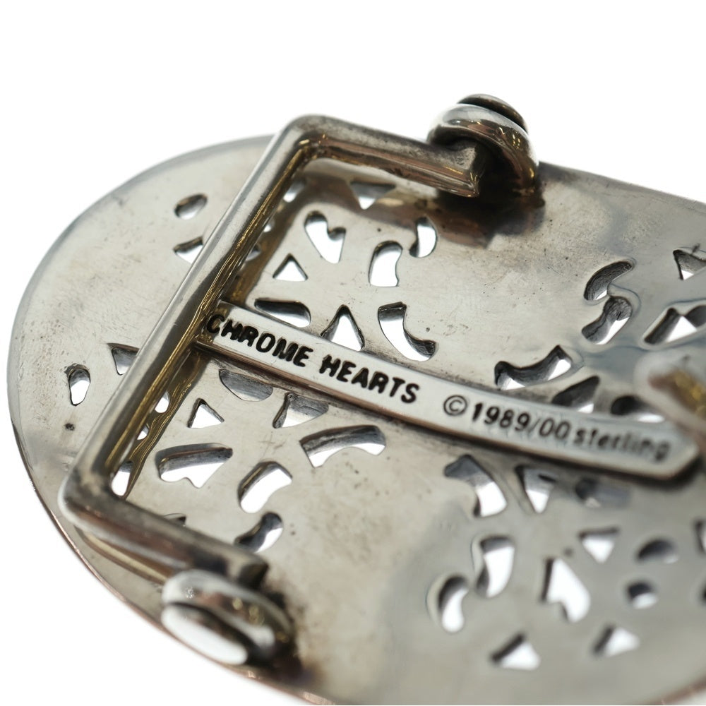 CHROME HEARTS(クロムハーツ) OVAL CROSS STRAP1.5クラシックオーバルクロスバックル シルバー BCA359