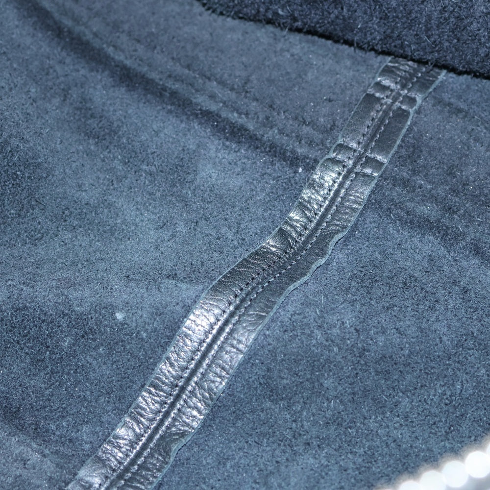 CHROME HEARTS(クロムハーツ) DUFFLE TINY タイニーダッフル ダガージップレザーボストンバッグ ブラック