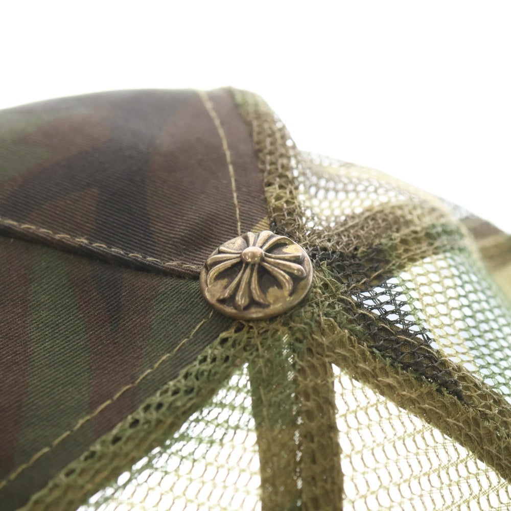 CHROME HEARTS(クロムハーツ) TRUCKER CAP CHパッチ メッシュトラッカーキャップ 帽子 カーキ